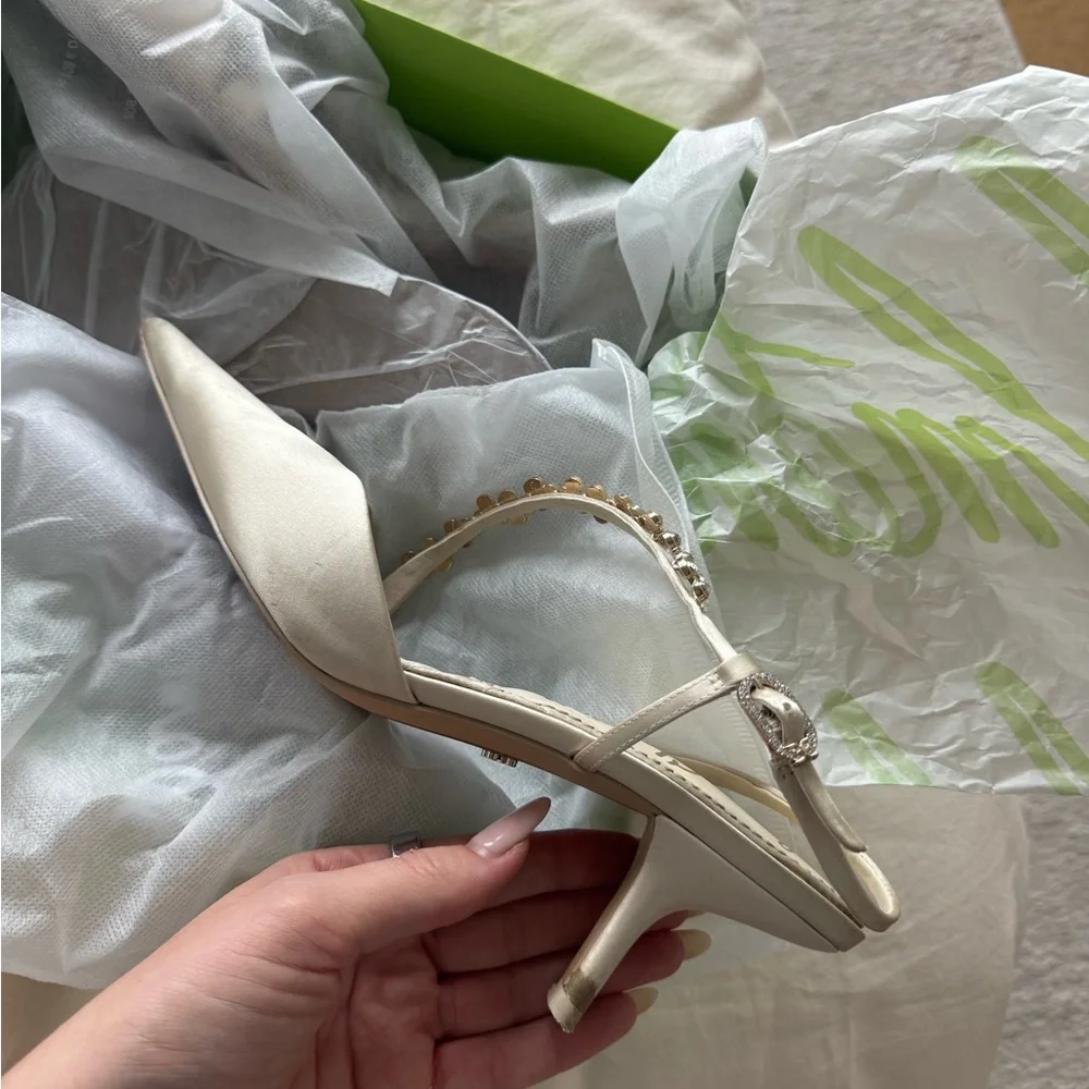 Sam Edelman Cream wedding Heels - Picture 3 of 8